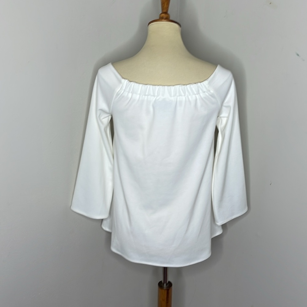 Tuckernuck White Miranda Off The Shoulder Blouse, Xs View 4